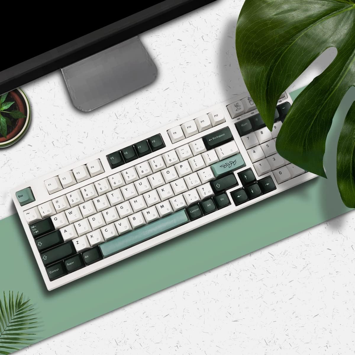 147 Keys PBT Botanical Keycaps for Mechanical Keyboard S17792