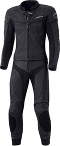 Two Piece Motorcycle Leather Suit, Black, Size 58 Z778