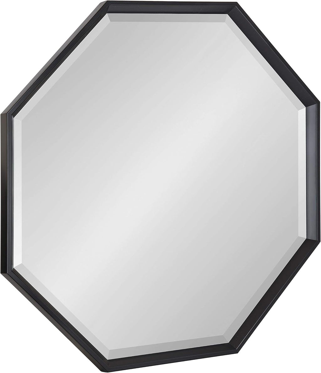Large Octagon Frame Wall Mirror, 31.5 x 31.5, White W87666