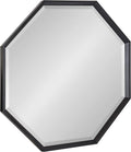 Large Octagon Frame Wall Mirror, 31.5 x 31.5, White W87666