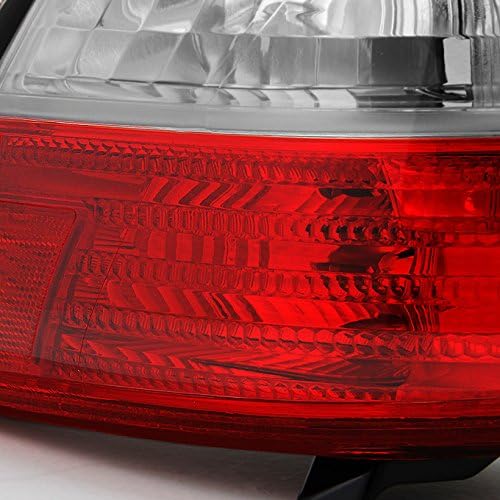 Red Clear Rear Tail Lights Pair M24638