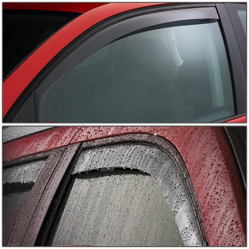 Smoke Window Visor Wind Rain Deflector In-Channel J371819