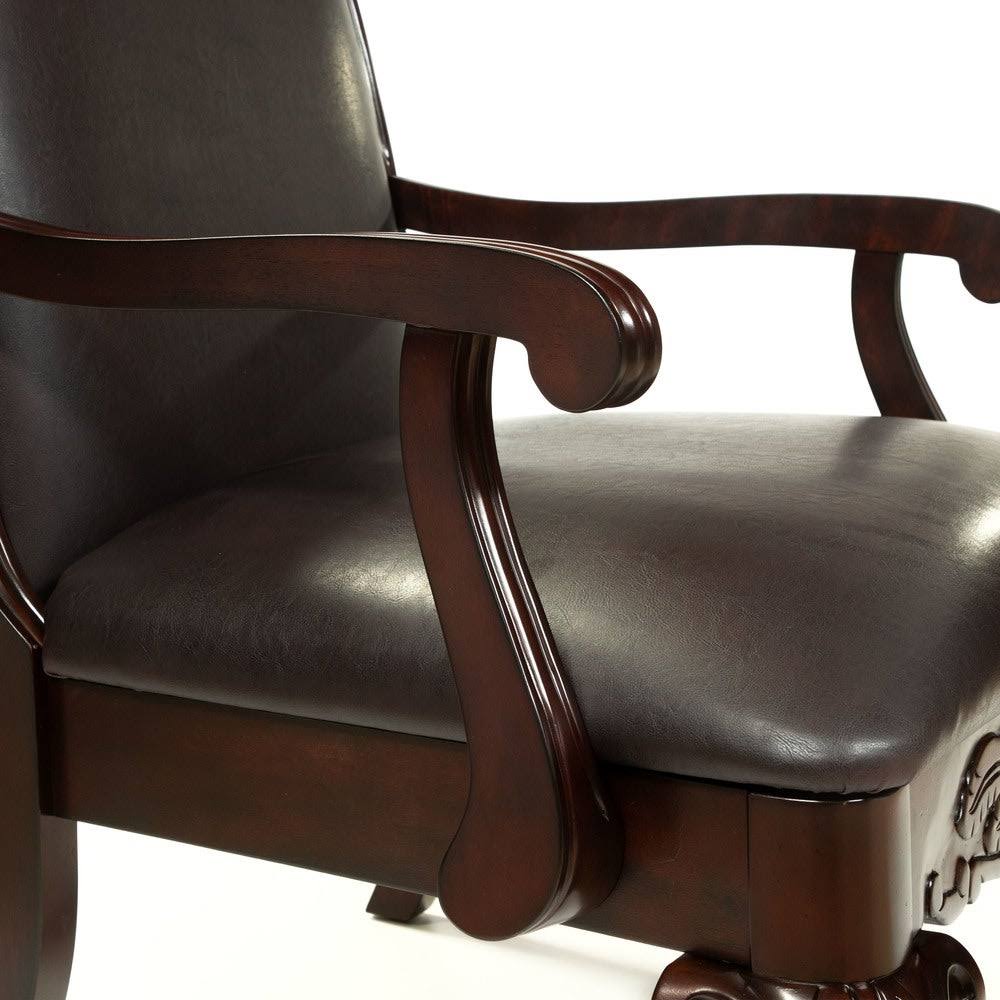 Dark Cherry Accent Chair A1267