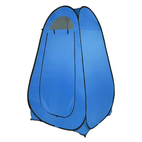 Blue Pop Up Toilet Shower Tent Changing Room Camping Shelter O28151