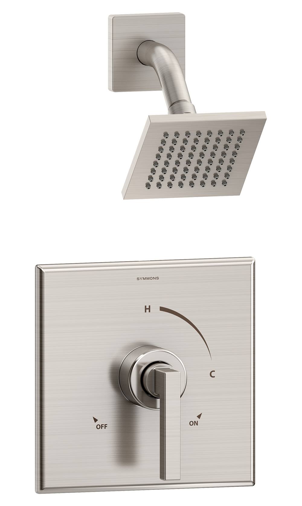 Satin Nickel 1.5 GPM Square Shower Trim Z44566