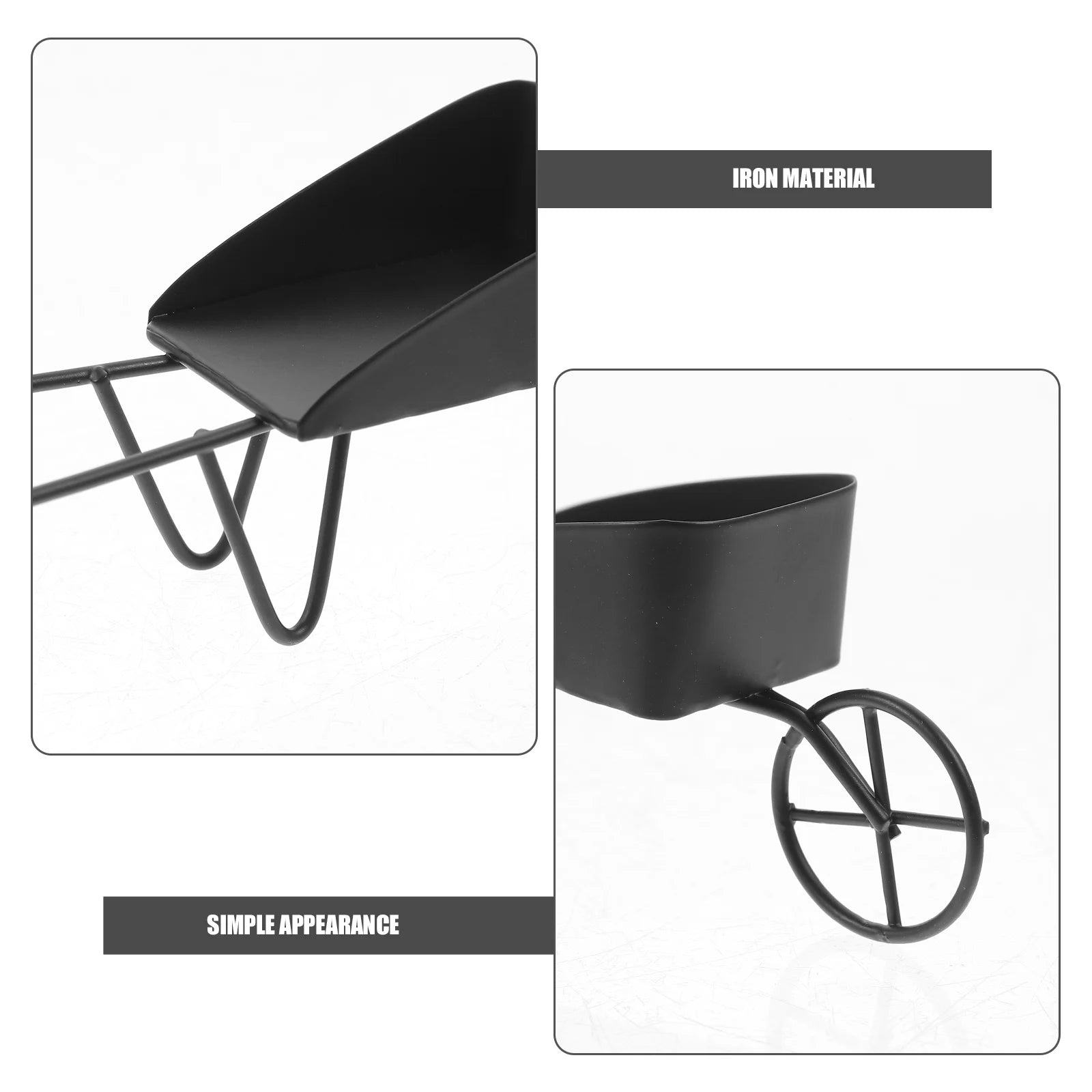 Mini Vintage Metal Wheelbarrow N499