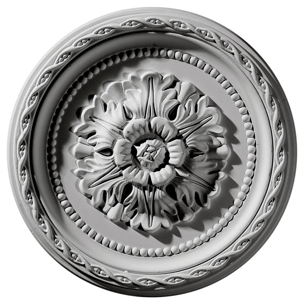 Hand-Painted Copper Green Patina Ceiling Medallion O878