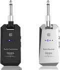 Wireless Guitar Transmitter Receiver Set 5.8GH 4 Channels for Electric Bass Guitar Cordless Guitar Amplifier Guitar Cable Jack Pack of 2 E8439