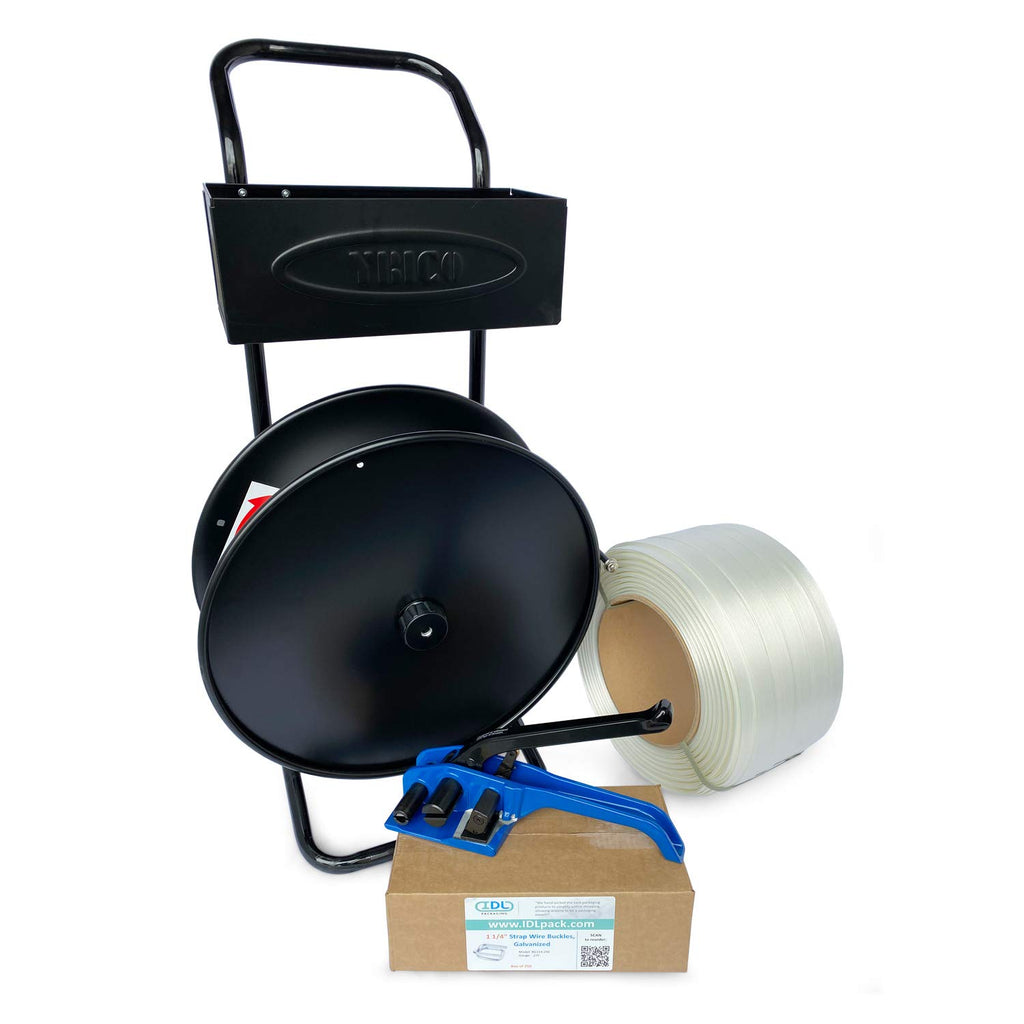 Composite Cord Strapping Kit, 1 1/4" x 820', 3300 lbs Break Strength O62731