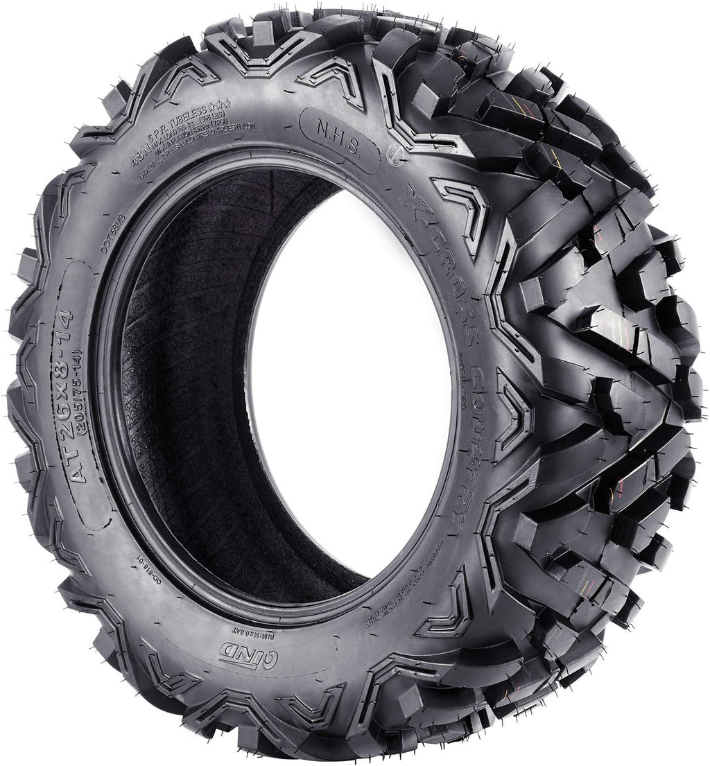 26x8-14 6PR UTV Tire Set of 2 Y7504