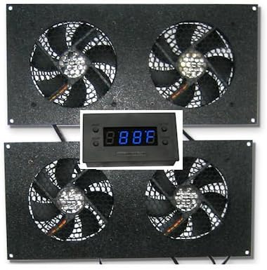 Two-Dual 120mm Kits with One LED Thermal Controller W686312