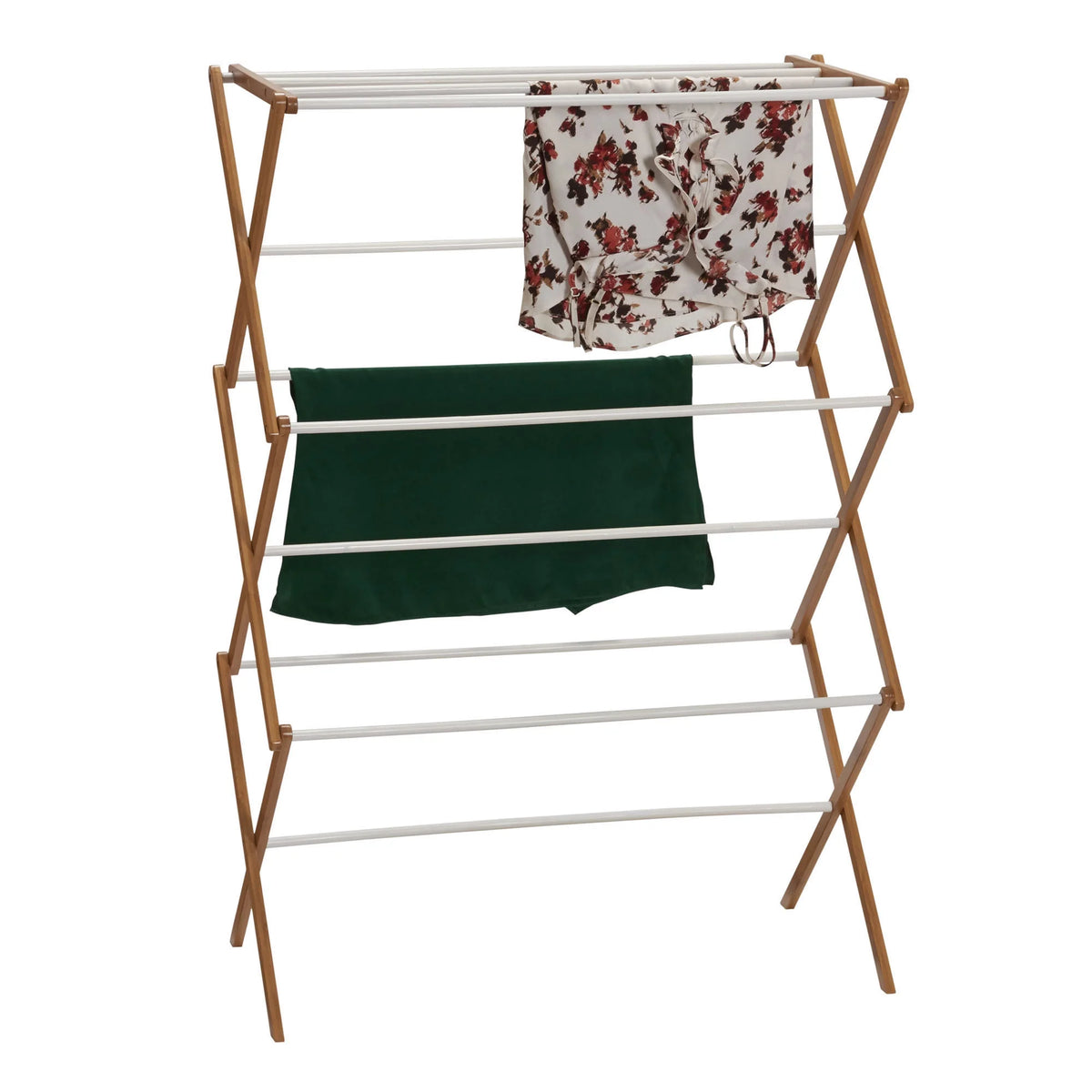 Collapsible Bamboo Clothes Drying Rack Z2709