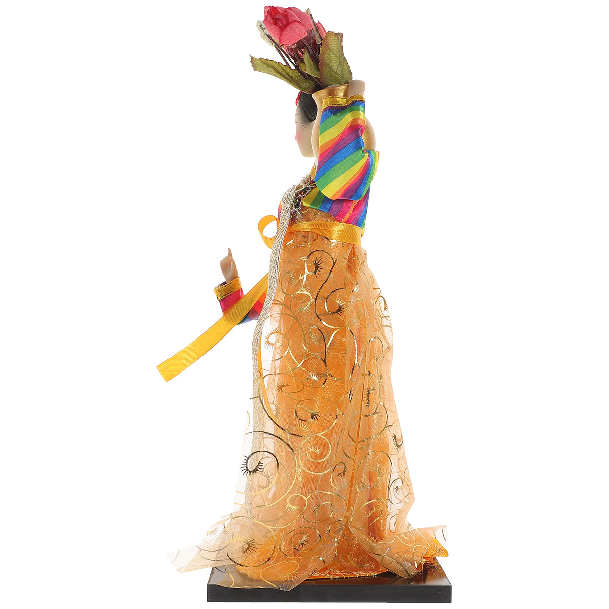 Korean Traditional Hanbok Dolls Oriental Figure H15476