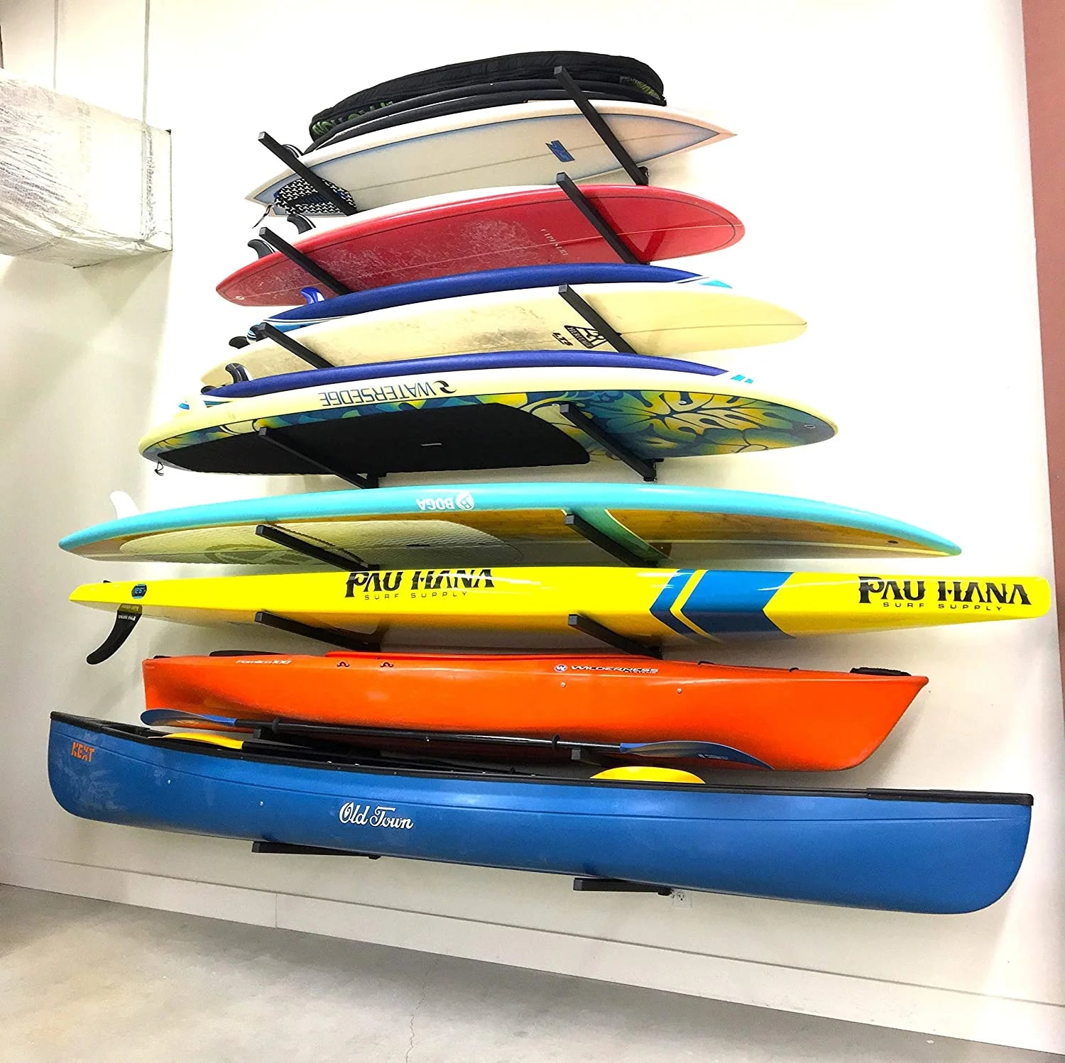 4 Kayak Wall Mounted Storage Rack Y1752