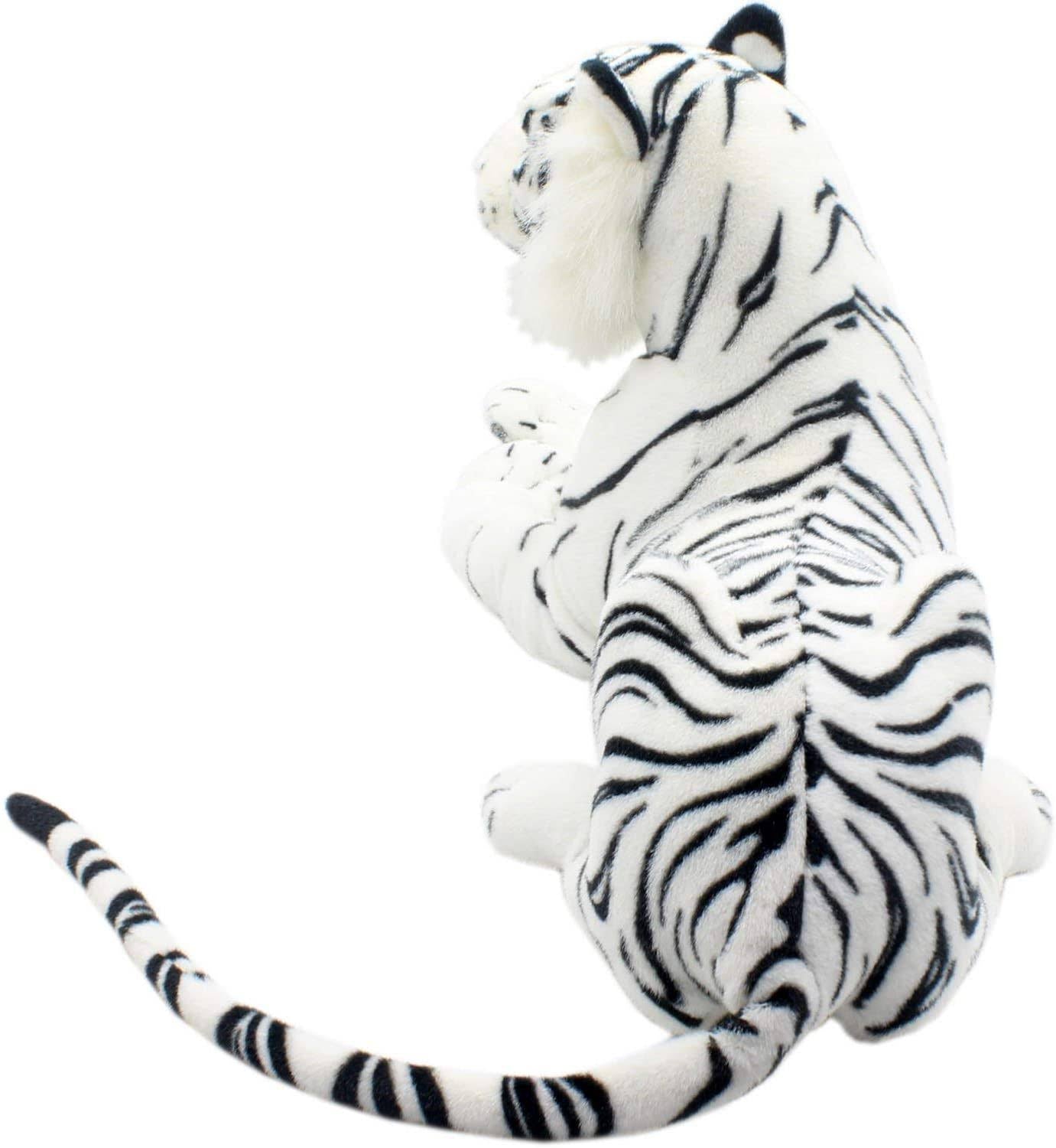 White 18 inch Giant Plush Tiger D656