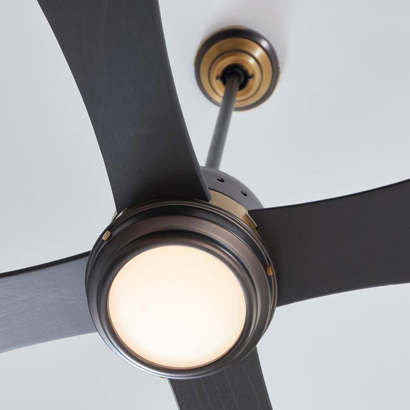 Polished Nickel 56-Inch Ceiling Fan U328