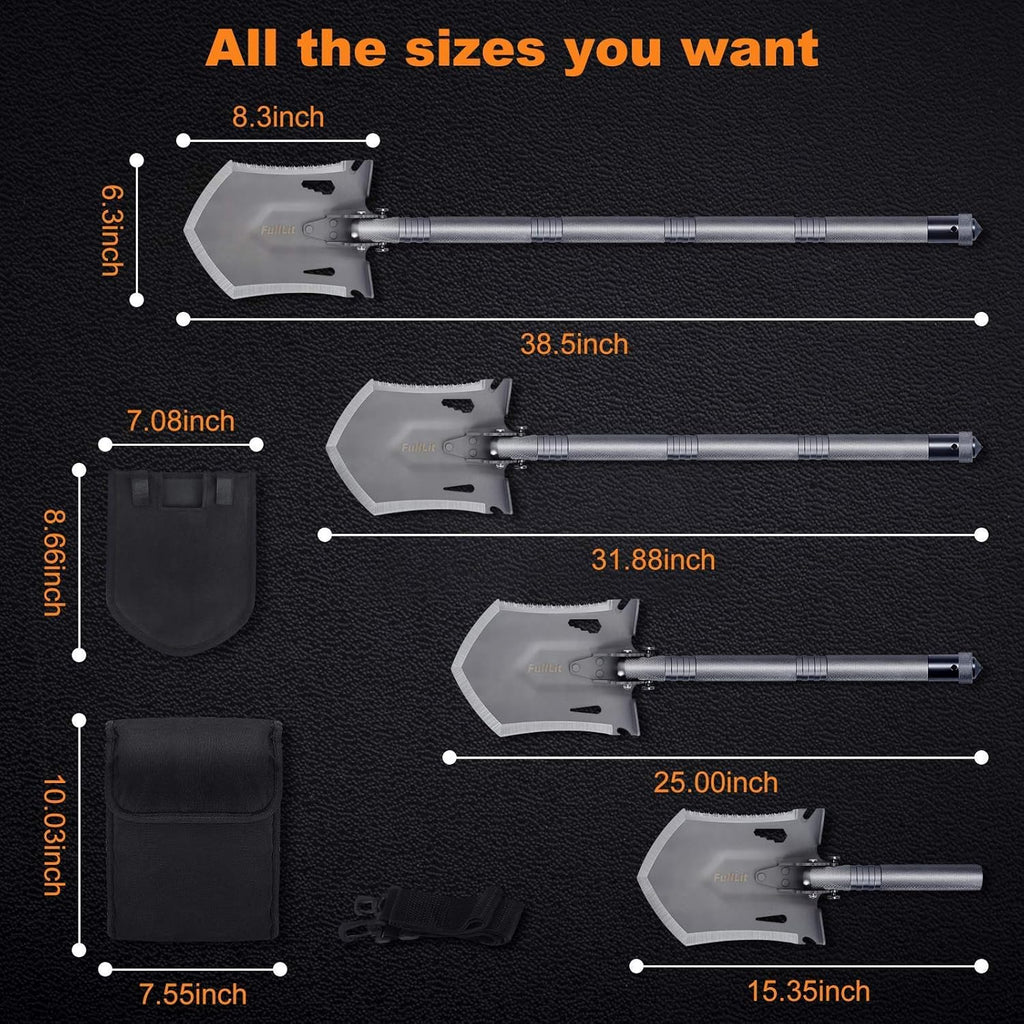 Folding Shovel with Carrying Bag P129867