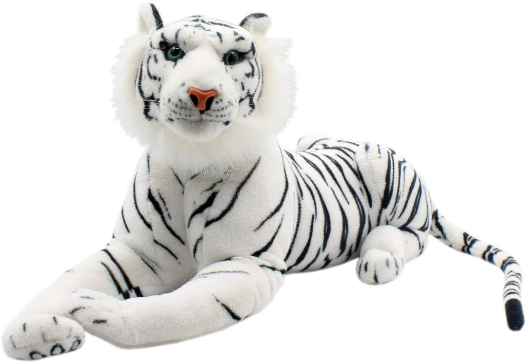 White 18 inch Giant Plush Tiger D656
