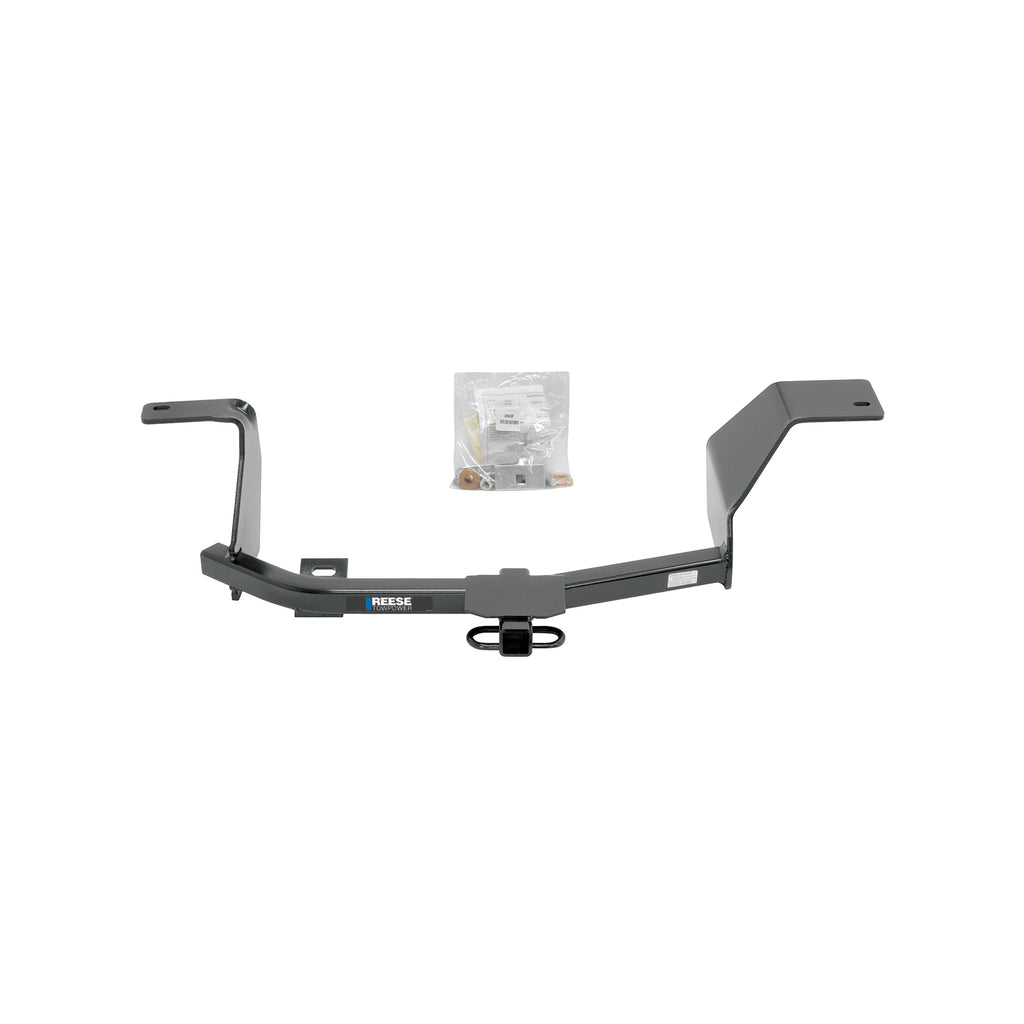 Class 1 Trailer Hitch, 1-1/4 Inch Square Receiver, Black E389853
