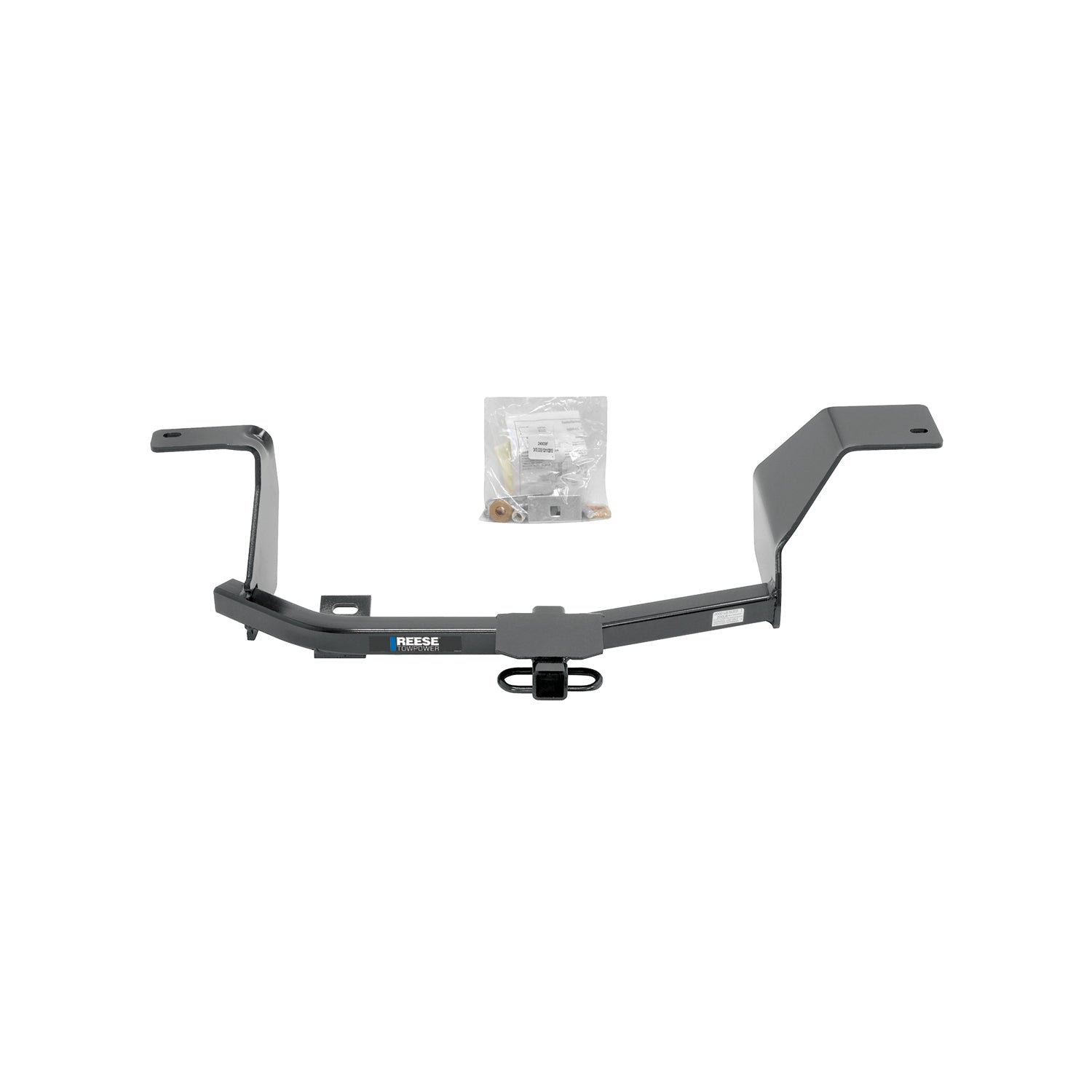 Class 1 Trailer Hitch, 1-1/4 Inch Square Receiver, Black E389853