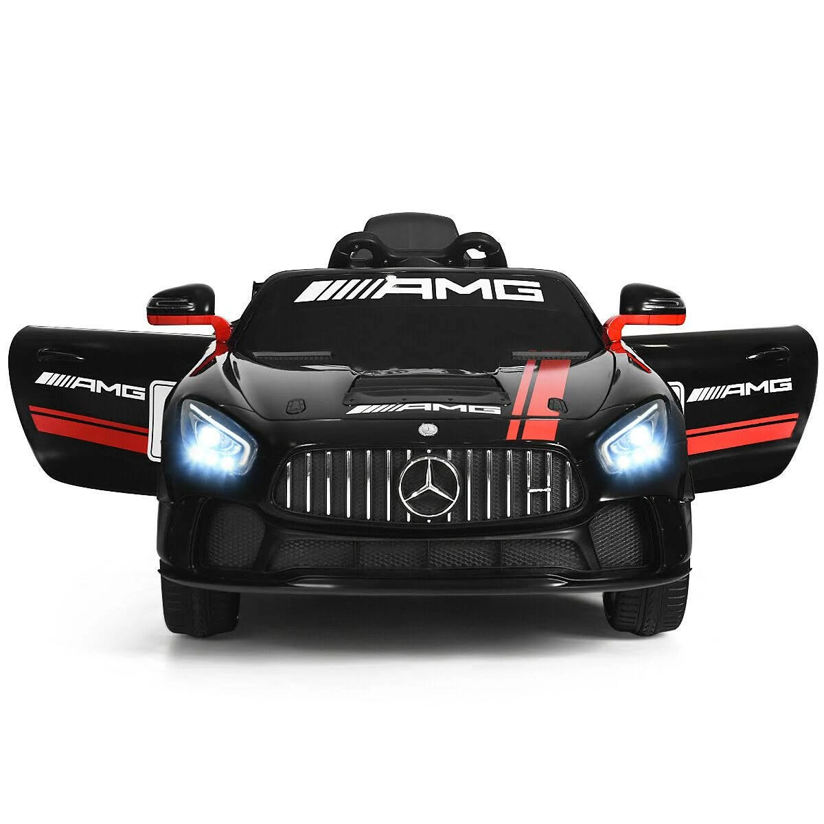 12V Kids Ride on Car with Remote Control Black H3788