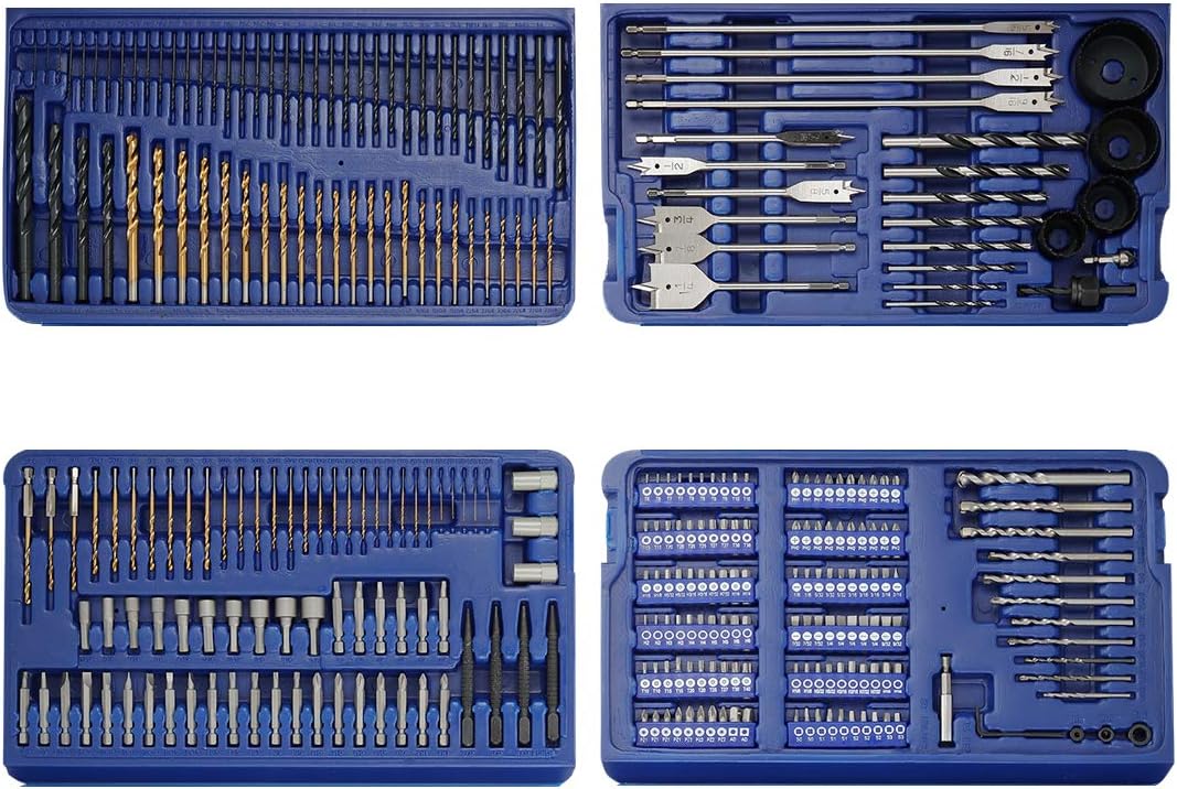 300-Piece Drill and Driver Accessory Set with Storage Case M548369