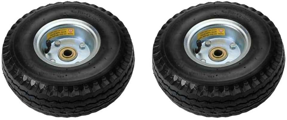 10" Pneumatic Wheel for Hand Truck - 2 Pack Q267936