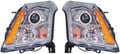 Headlight Assembly Pair Halogen J14990