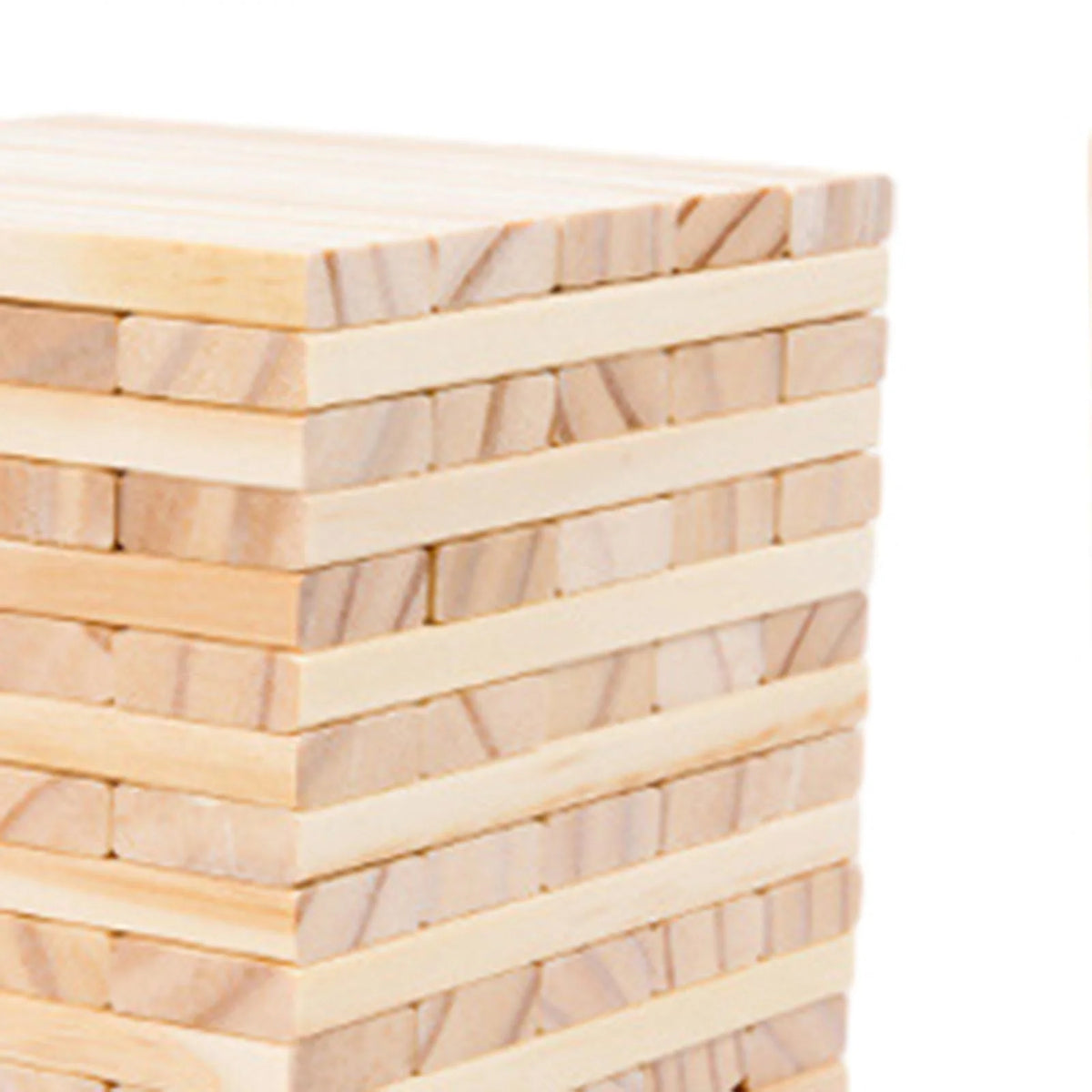 100 Pieces Wooden Blocks Stacking Game Building Kits Board Games F723230
