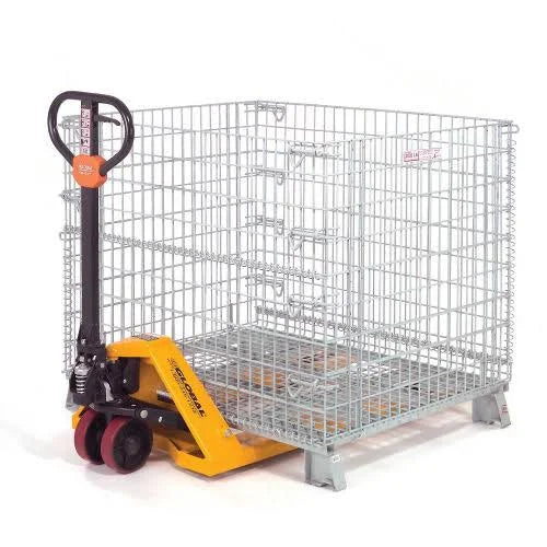 Folding Wire Container, 4000 lb Capacity U41117
