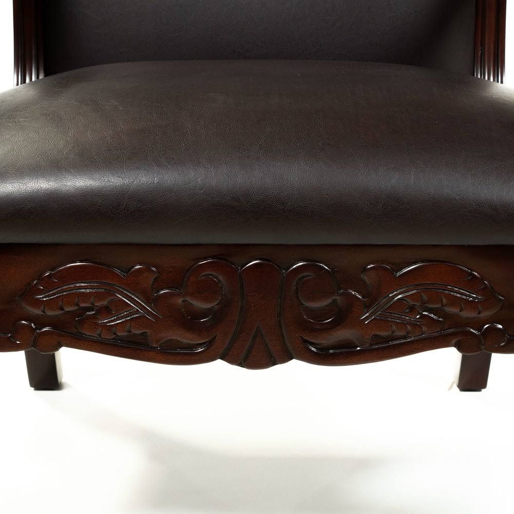Dark Cherry Accent Chair A1267