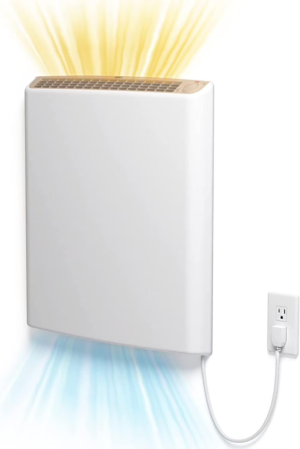 Electric Panel Wall Heater, Fan-less Space Heater, Made in USA E49759