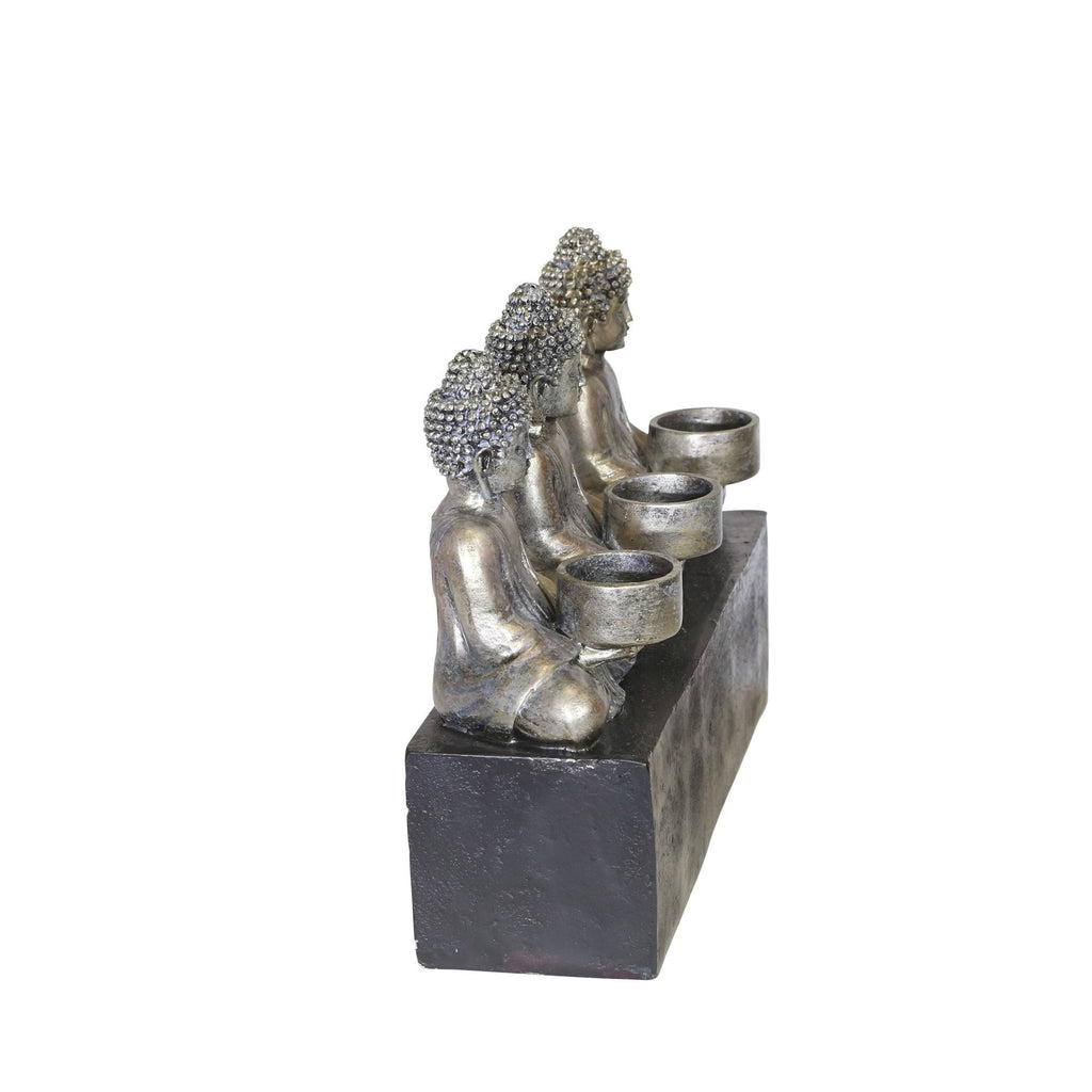 3 Buddha Tealight Candle Holder R777556