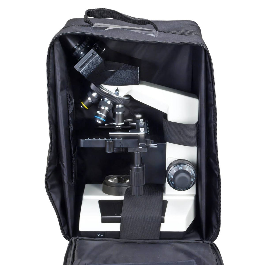 40X-2000X Built-in 3.0MP Digital Camera Compound LED Binocular Microscope with Vinyl Carrying Case L291193