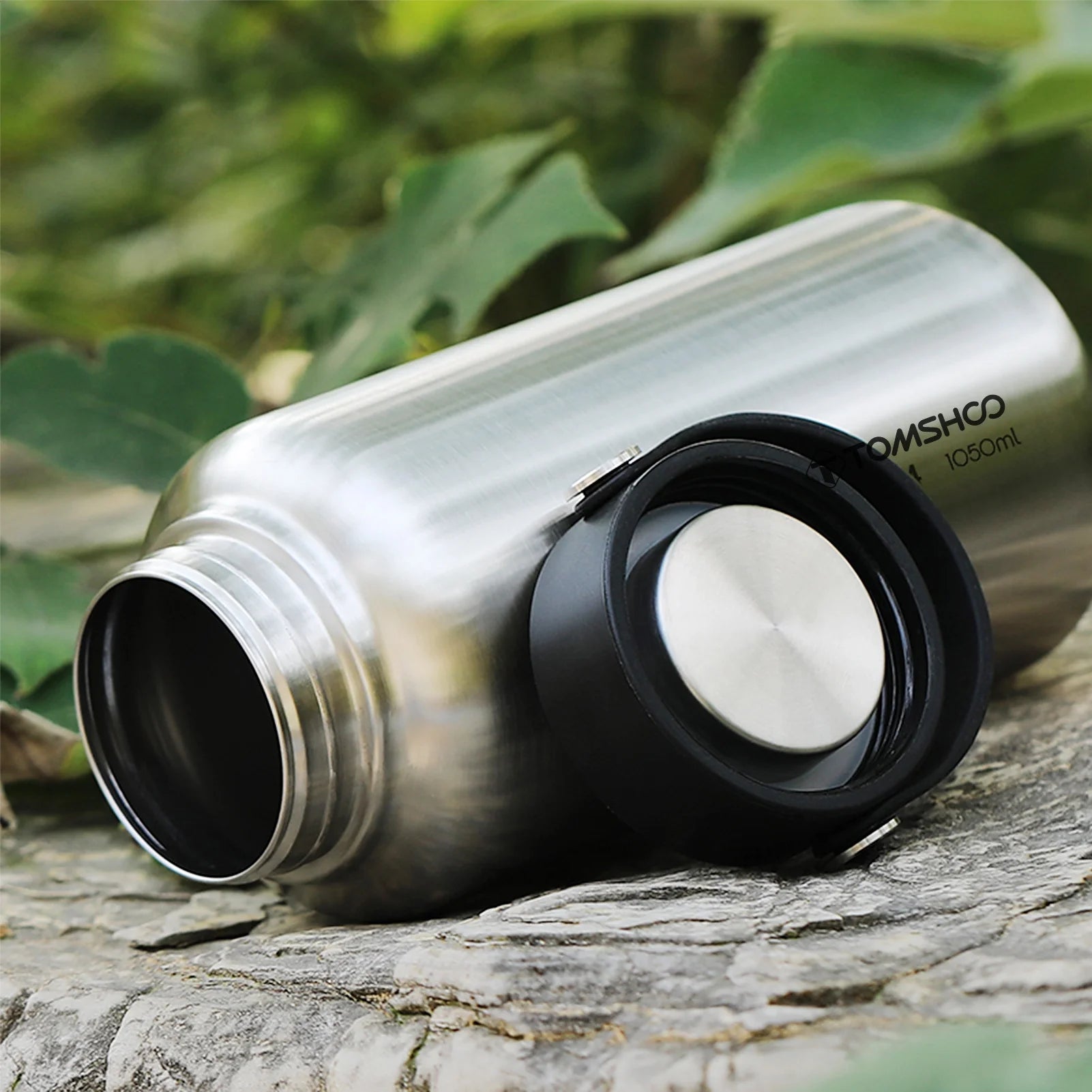 1050ml Stainless Steel Sports Bottle with 750ml Cup U680