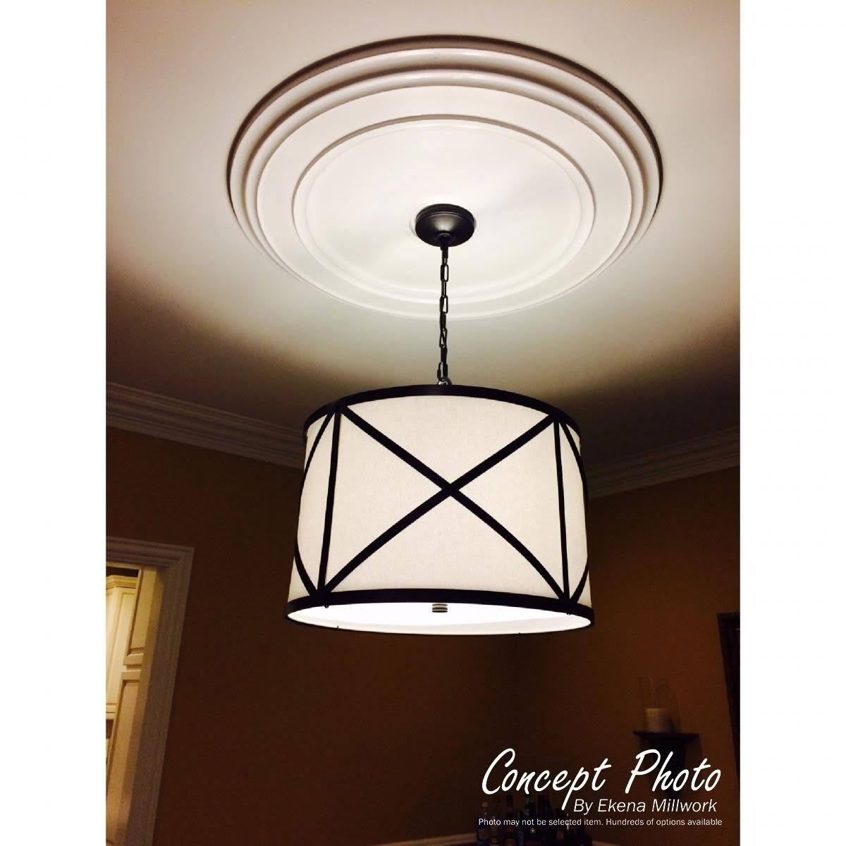 Walnut Hand-Painted Ceiling Medallion K82734