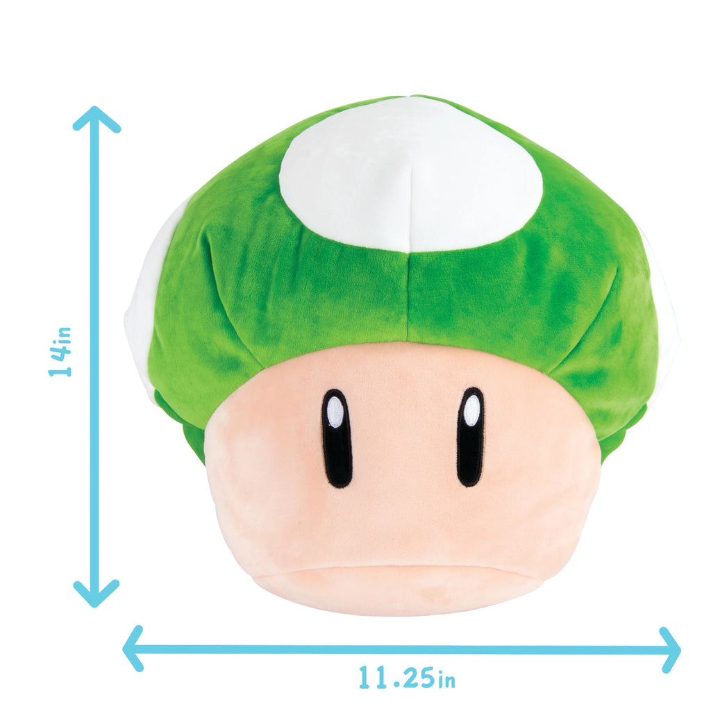 12" Super Mario Mega 1-Up Mushroom Plush Stuffed Toy U260