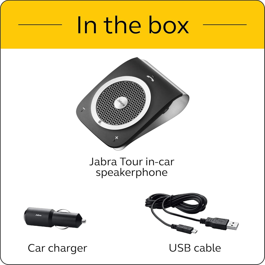Black Bluetooth In-Car Speakerphone L158707