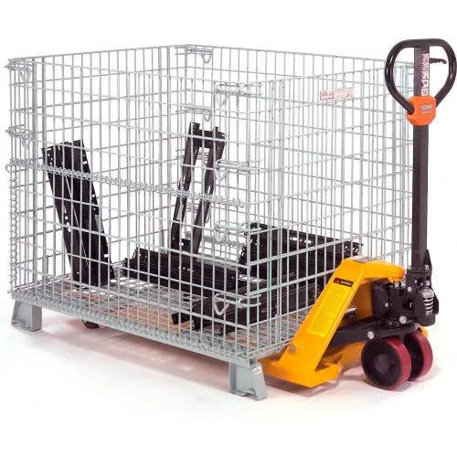 Folding Wire Container, 4000 lb Capacity U41117