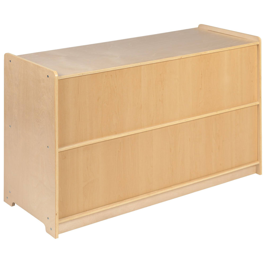 Wooden 2 Section School Classroom Storage Cabinet W6341
