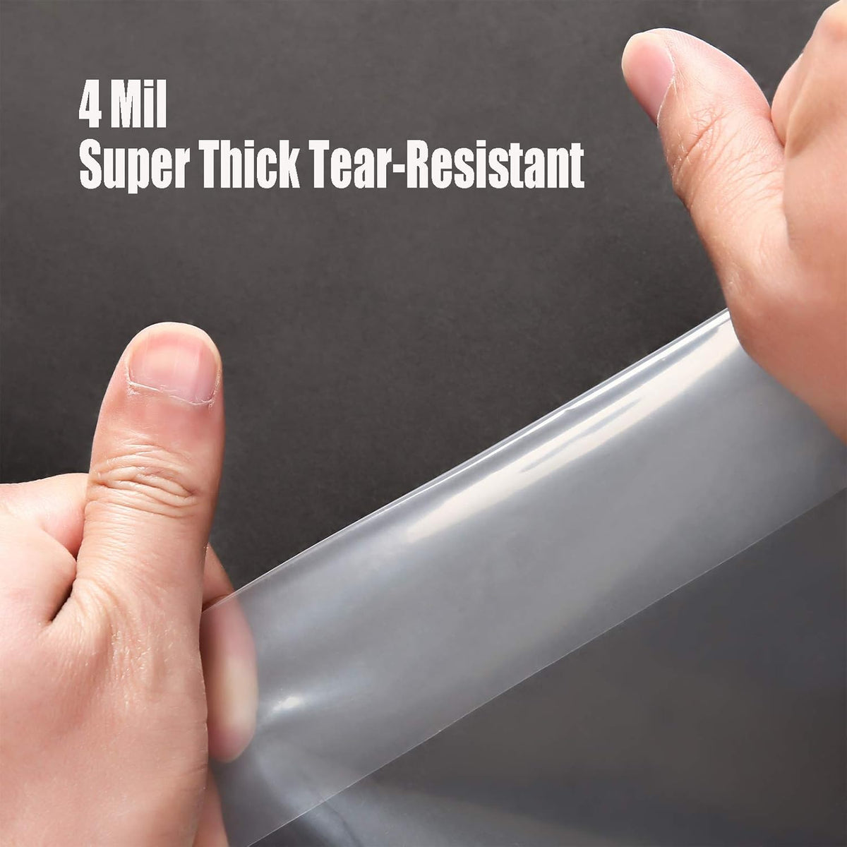 2 Packs 4 mil Thick Polyethylene Mattress Bag, California King N21778