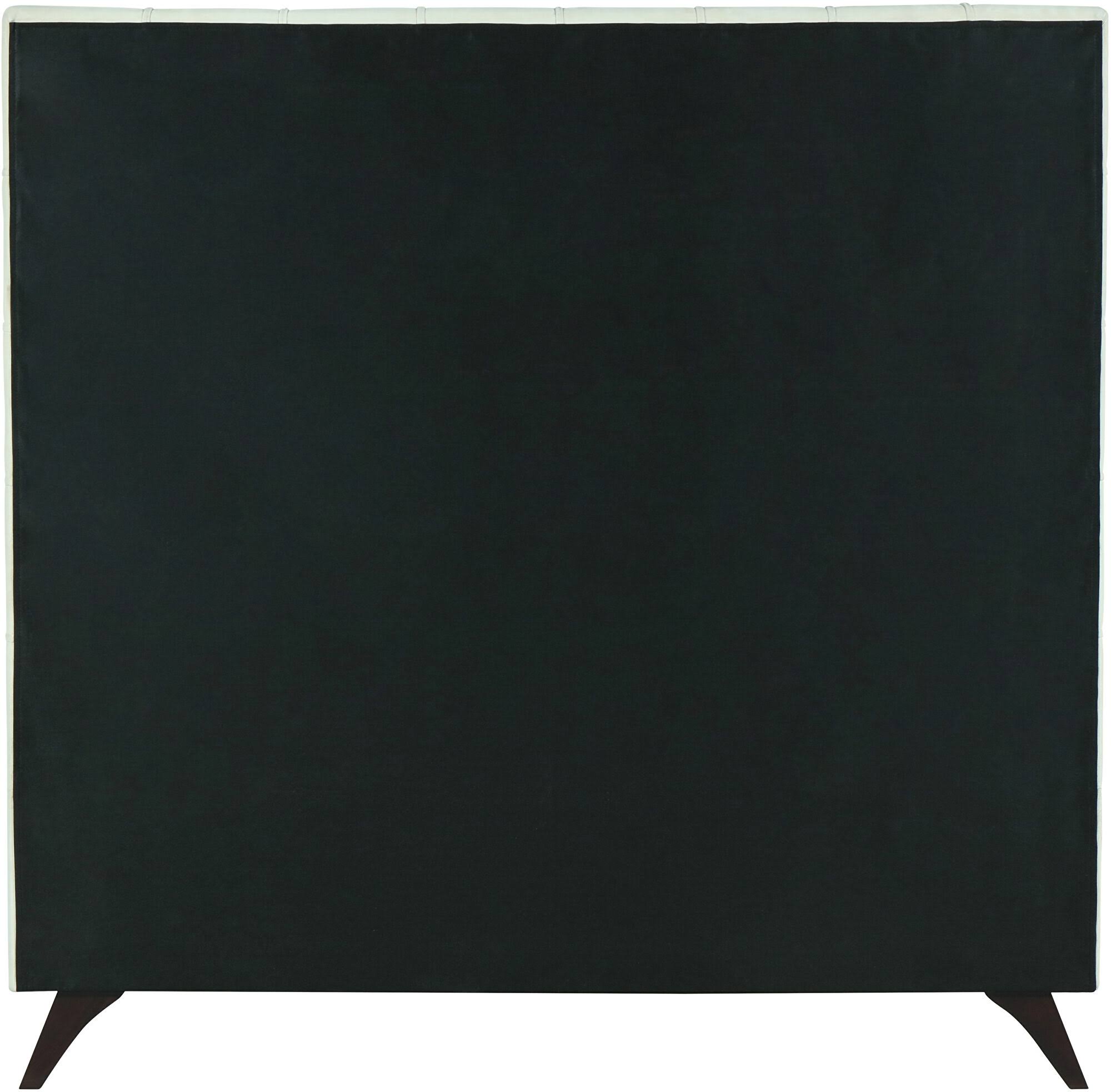 Cream Velvet Full Bed W604360