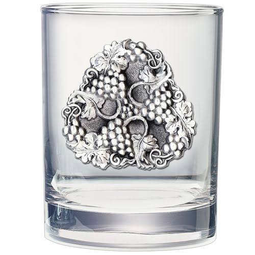 Grapes Double Old Fashioned Glass J213