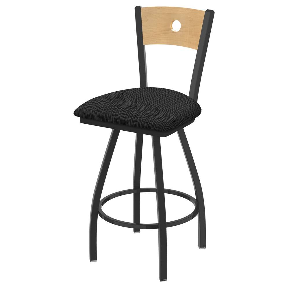 Swivel Counter Stool with Pewter Finish F7996