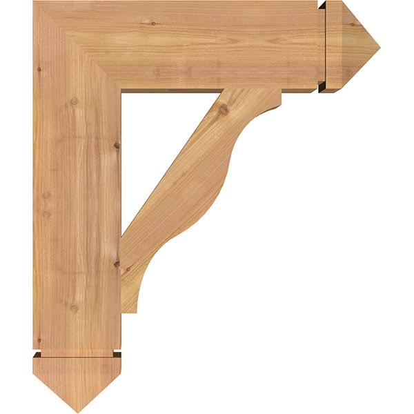 Western Red Cedar Smooth Bracket B28618