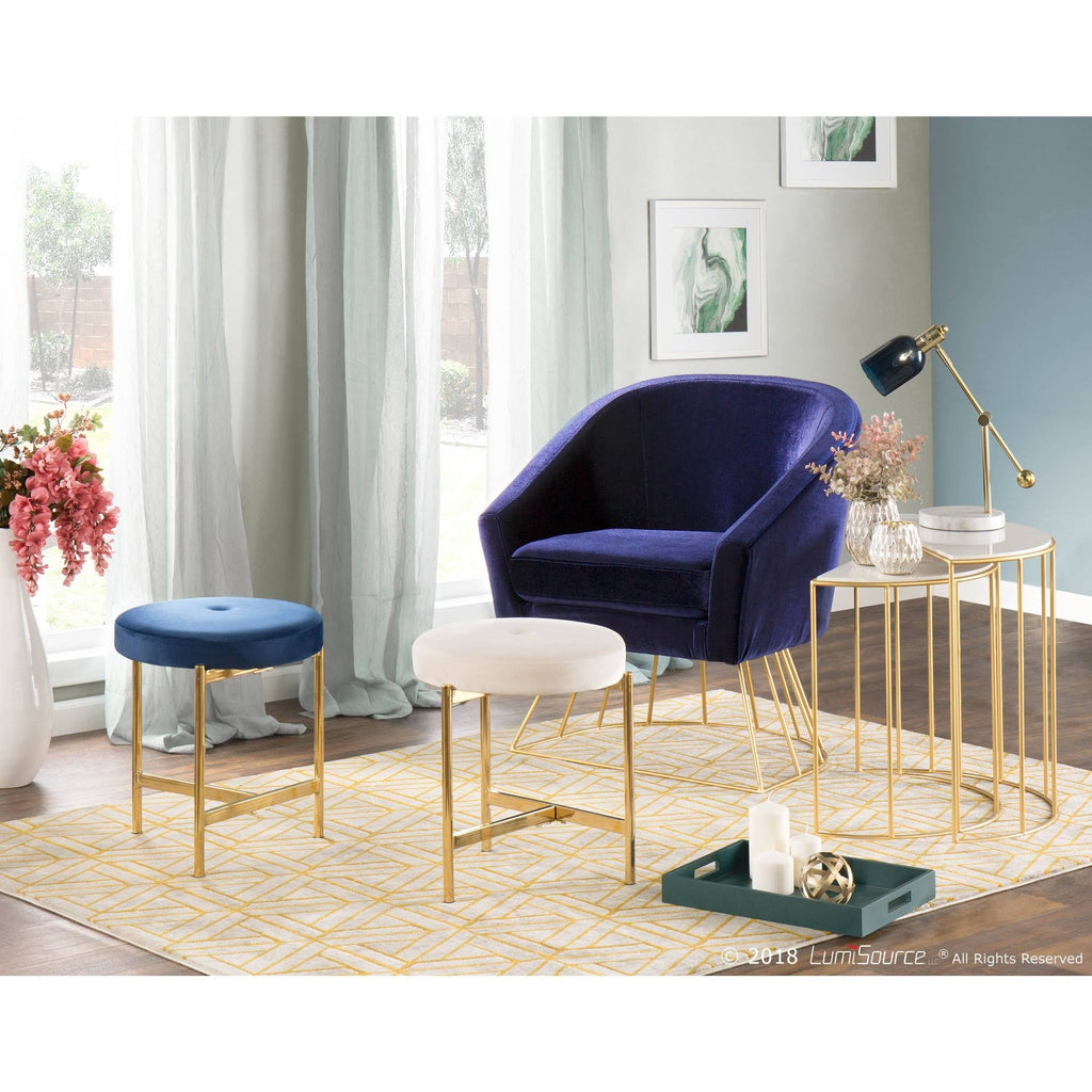 Royal Blue Tub Chair G62935