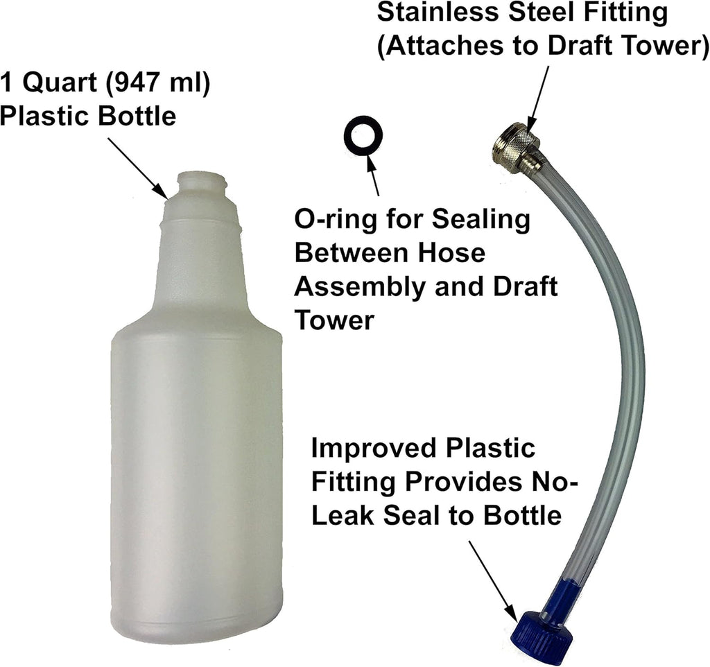 Beer Line Cleaning Kit with Powder Cleaning Compound Pack of 2 W884