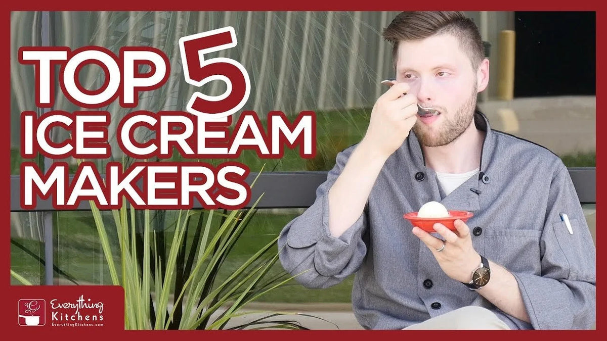 Ice Cream Maker Attachment, Ice Cream Glasses (Set of 4), Ice Cream Scoop K4224