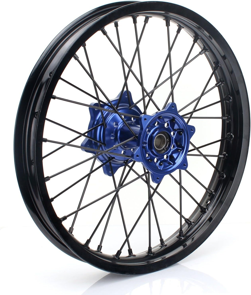 21" 19" Offroad Front Rear Wheel Rim Blue Hub U49241