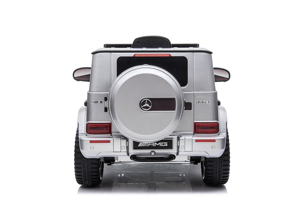 Silver 12V Ride on Car Y6091
